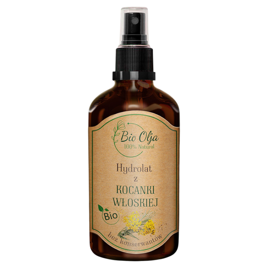 Hydrolat z kocanki włoskiej BioOlja – łagodzący tonik do twarzy 100 ml