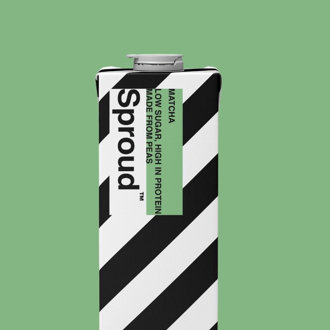 Sproud Matcha — napój roślinny z żółtego grochu i matchy | 1 l | Sproud International AB
