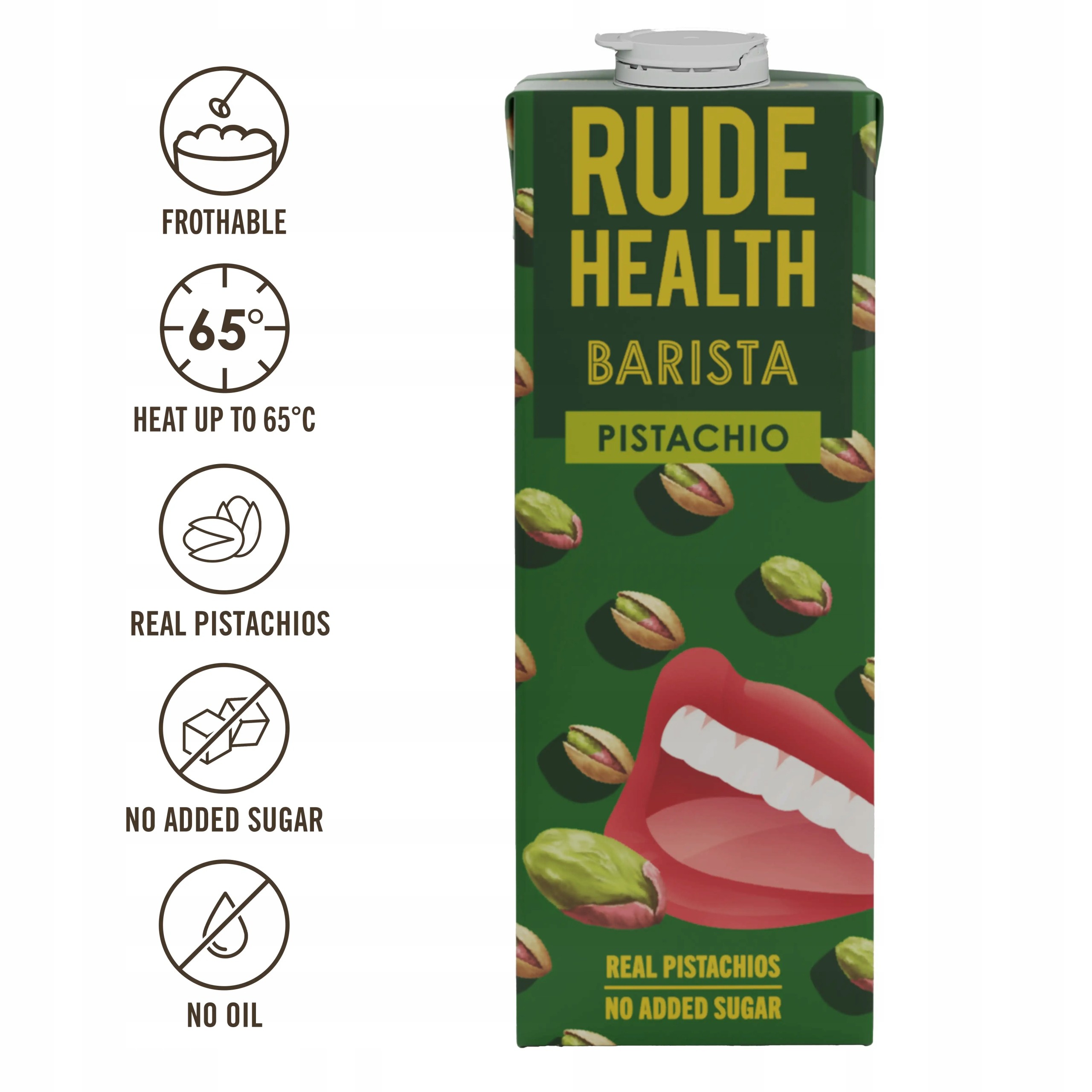Rude Health — napój roślinny pistacjowy Barista | 1l