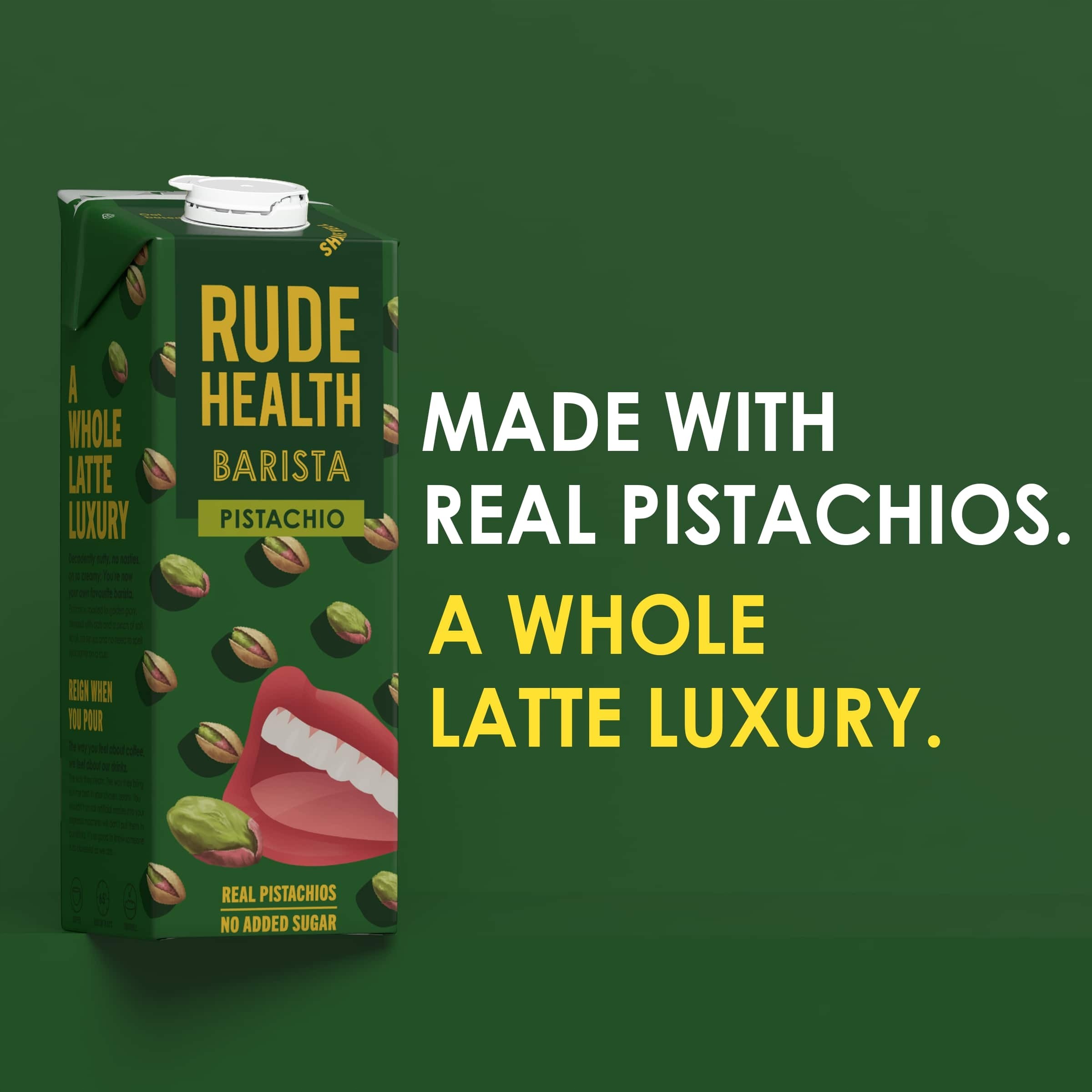 Rude Health — napój roślinny pistacjowy Barista | 1l