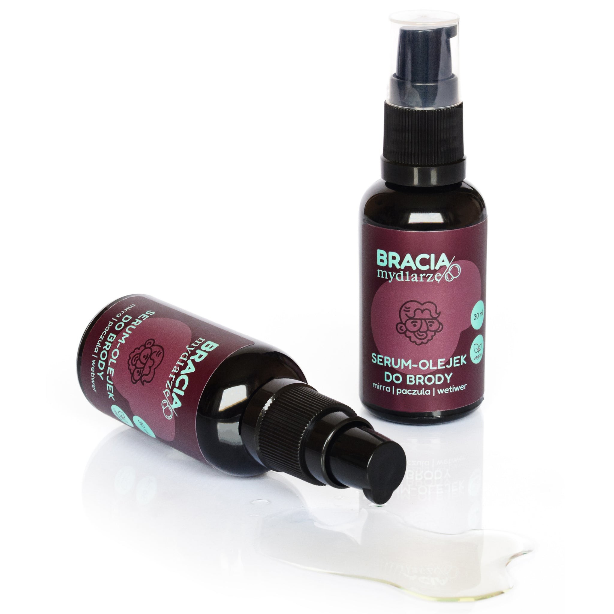 Serum-olejek do brody | 30 ml | Bracia Mydlarze — odżywienie, miękkość i zapach