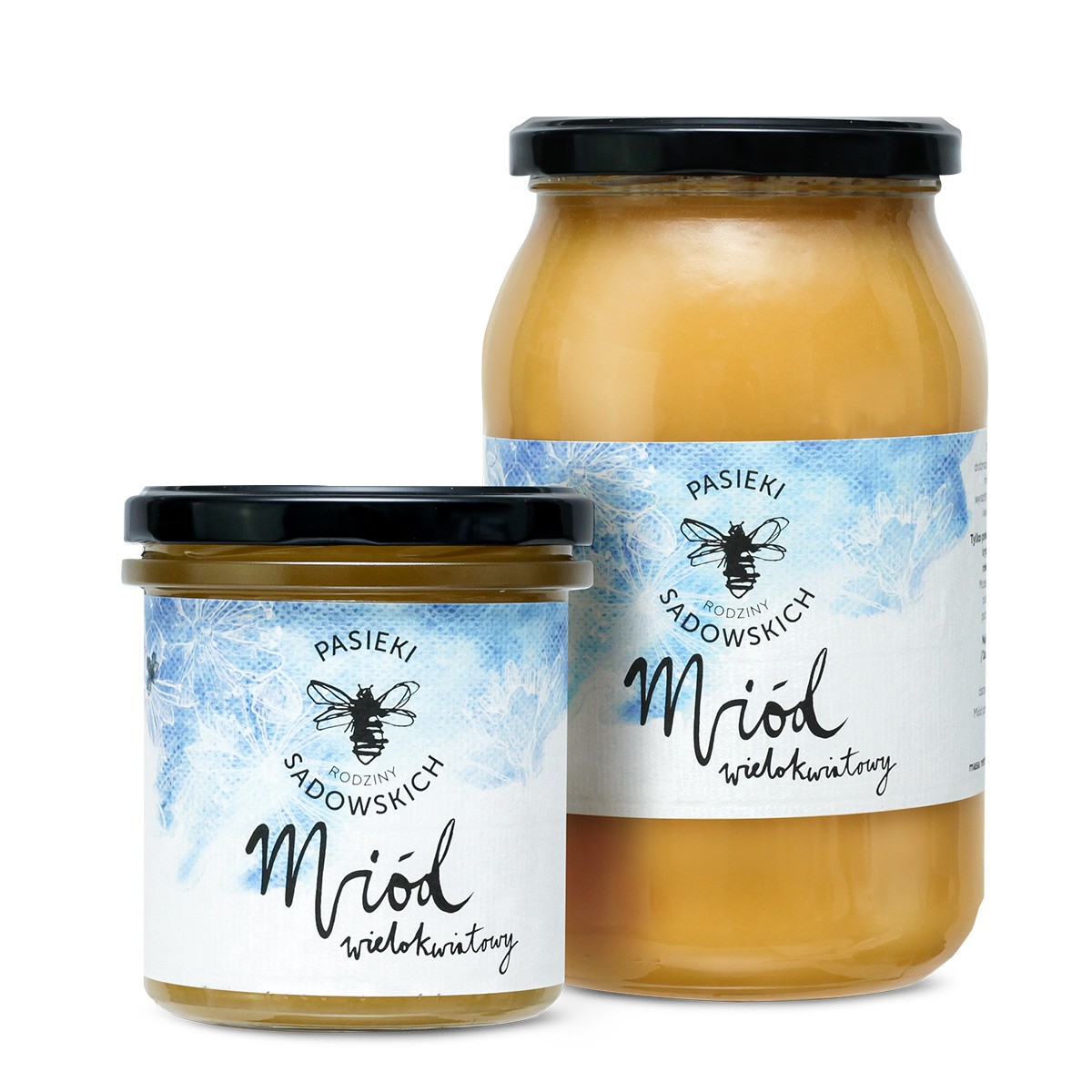 Miód wielokwiatowy świeży 2025 | 1200 g | naturalny miód z polskiej pasieki