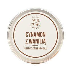 Mus do ciała cynamon z wanilią – naturalny, rozgrzewający | 4 Szpaki