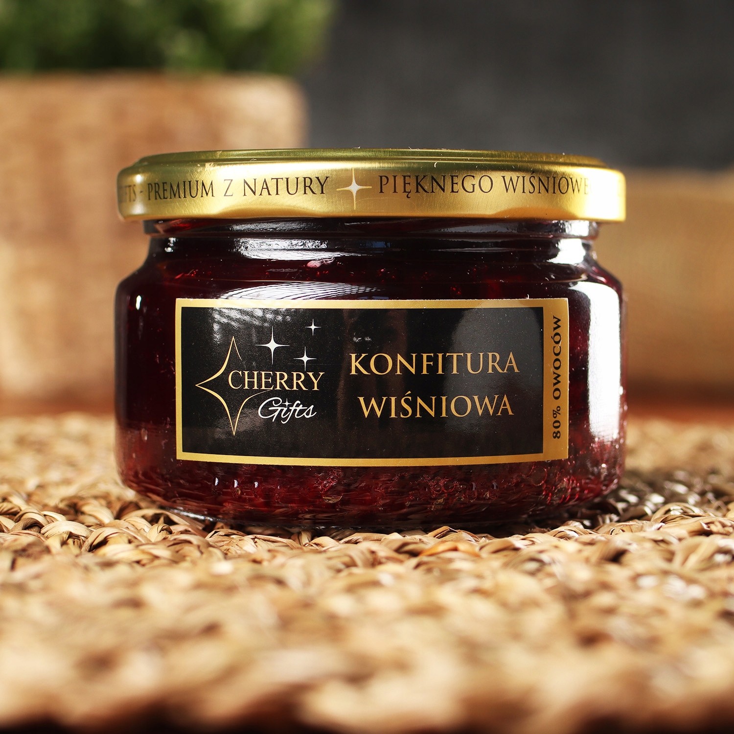 Konfitura wiśniowa Cherry Gifts 235 g – rzemieślnicza, owocowa, intensywna