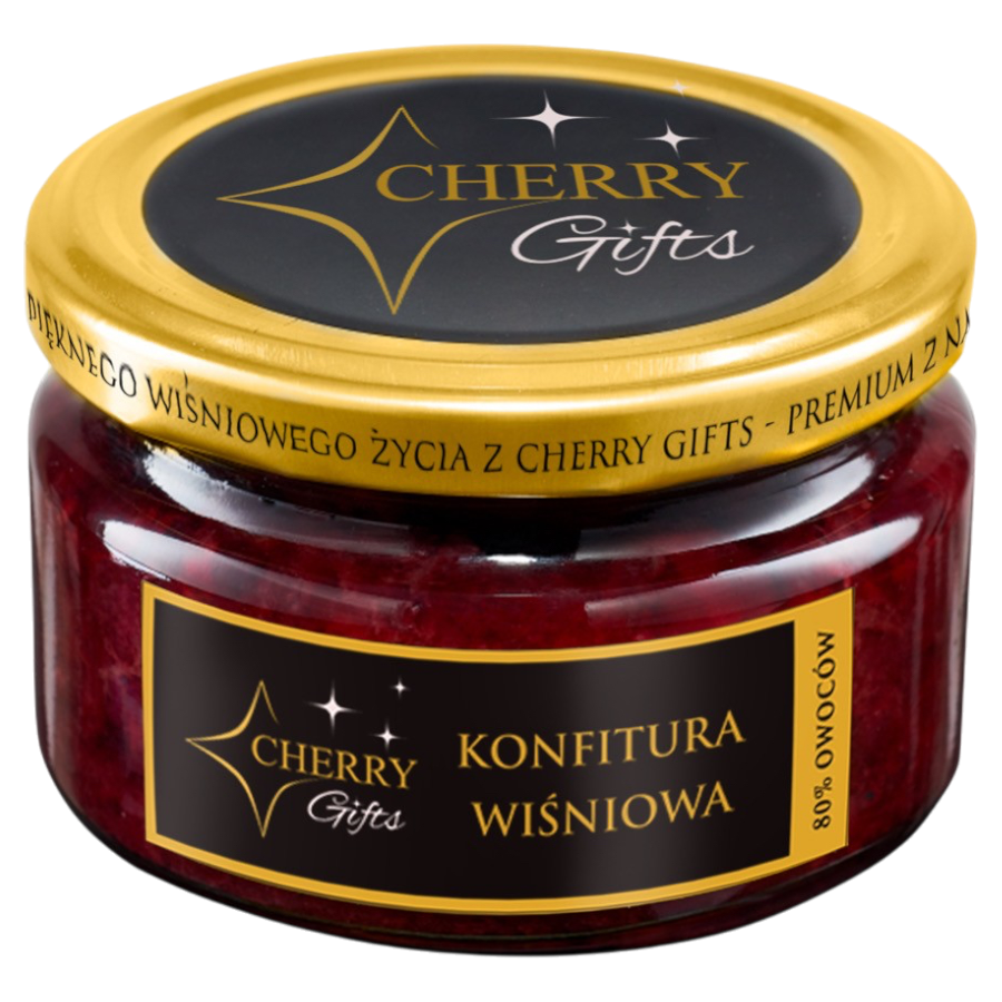 Konfitura wiśniowa Cherry Gifts 235 g – rzemieślnicza, owocowa, intensywna
