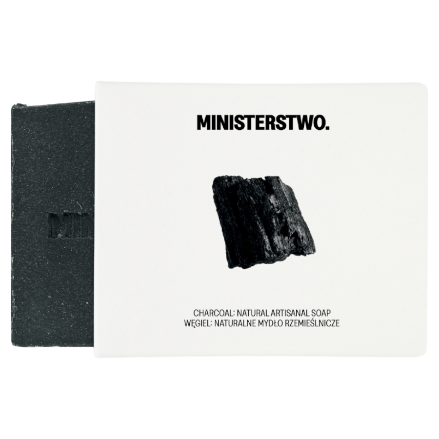 Mydło Węgiel – naturalne, oczyszczające, do skóry tłustej | Ministerstwo Dobrego Mydła