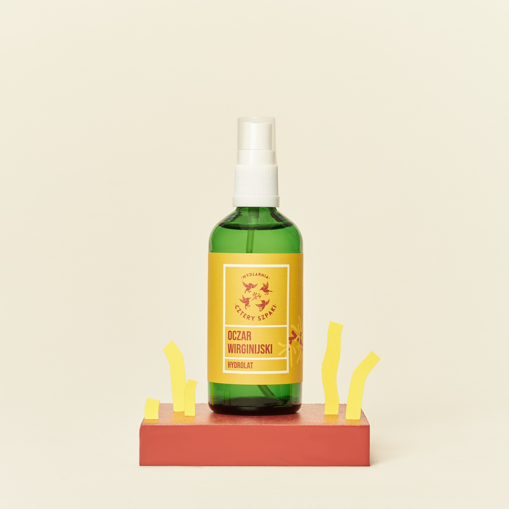 Hydrolat oczarowy 100 ml | 4 Szpaki – tonik do cery tłustej i problematycznej