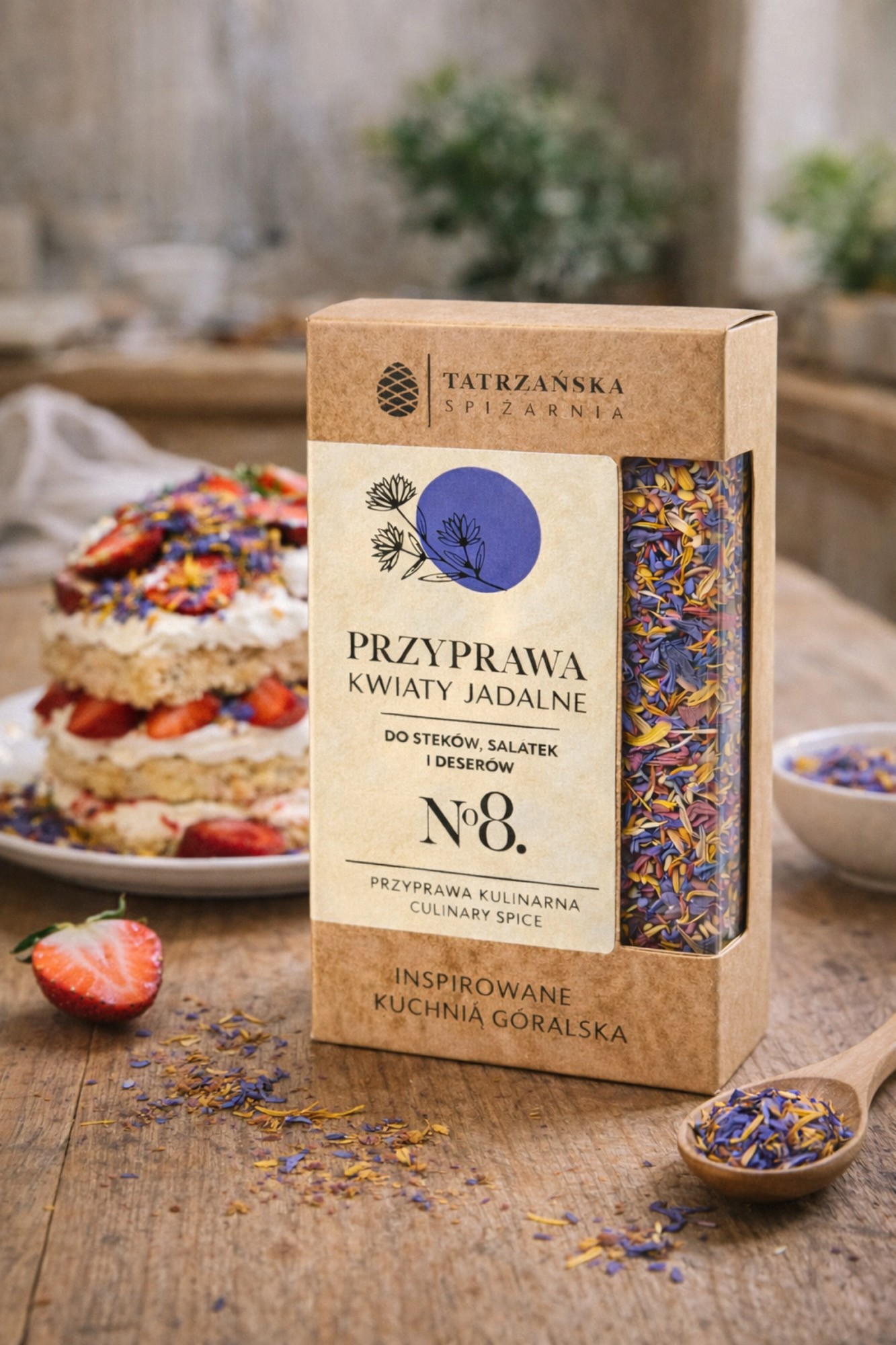 Przyprawa Kwiaty Jadalne No.8 | 10 g | Tatrzańska Spiżarnia