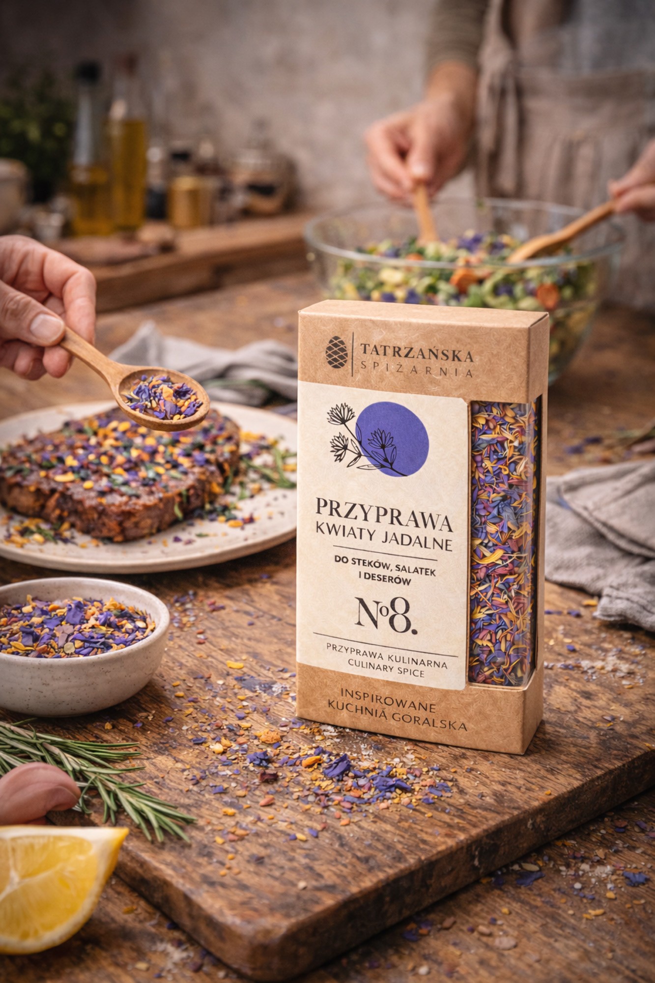 Przyprawa Kwiaty Jadalne No.8 | 10 g | Tatrzańska Spiżarnia