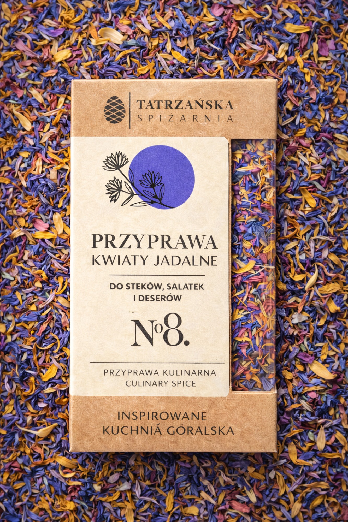 Przyprawa Kwiaty Jadalne No.8 | 10 g | Tatrzańska Spiżarnia