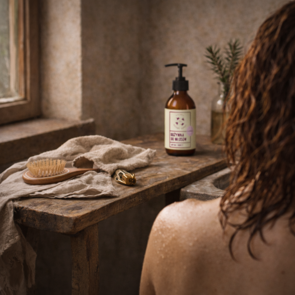 Odżywka nawilżająca Łopian i Agrest 4 Szpaki | naturalna pielęgnacja włosów