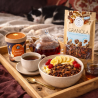 Granola migdały z espresso i ciemną czekoladą | Vegan | 320 g | Orzechownia