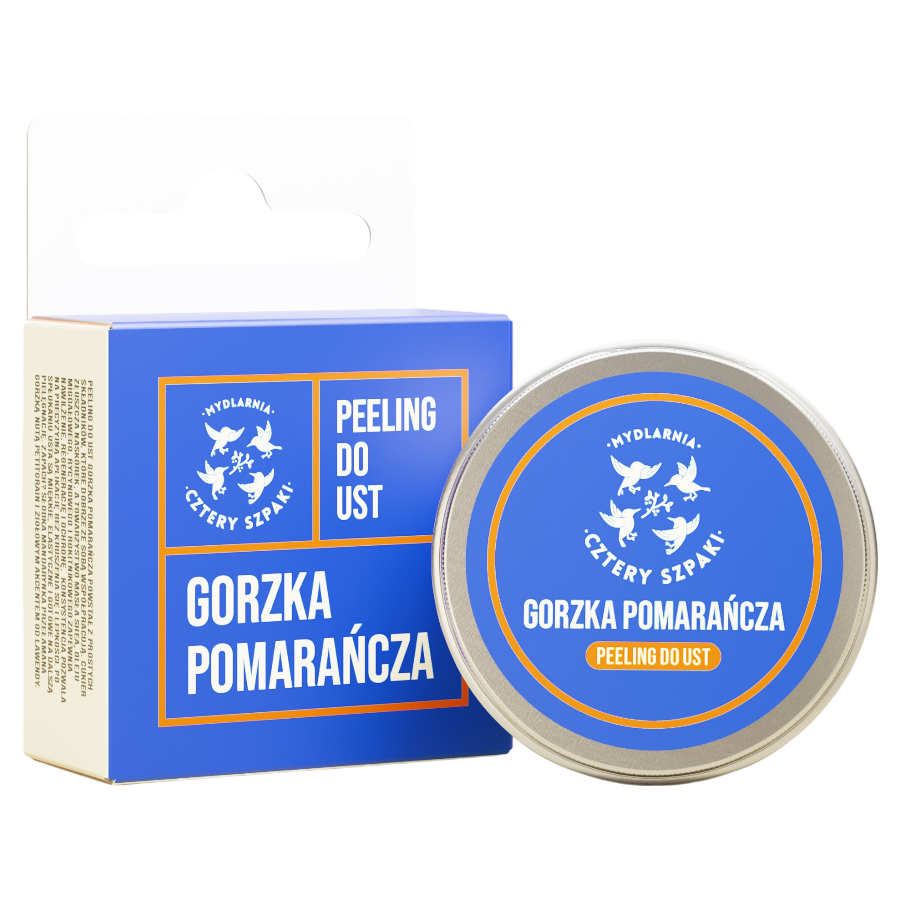 Gorzka Pomarańcza – peeling do ust | 4 Szpaki