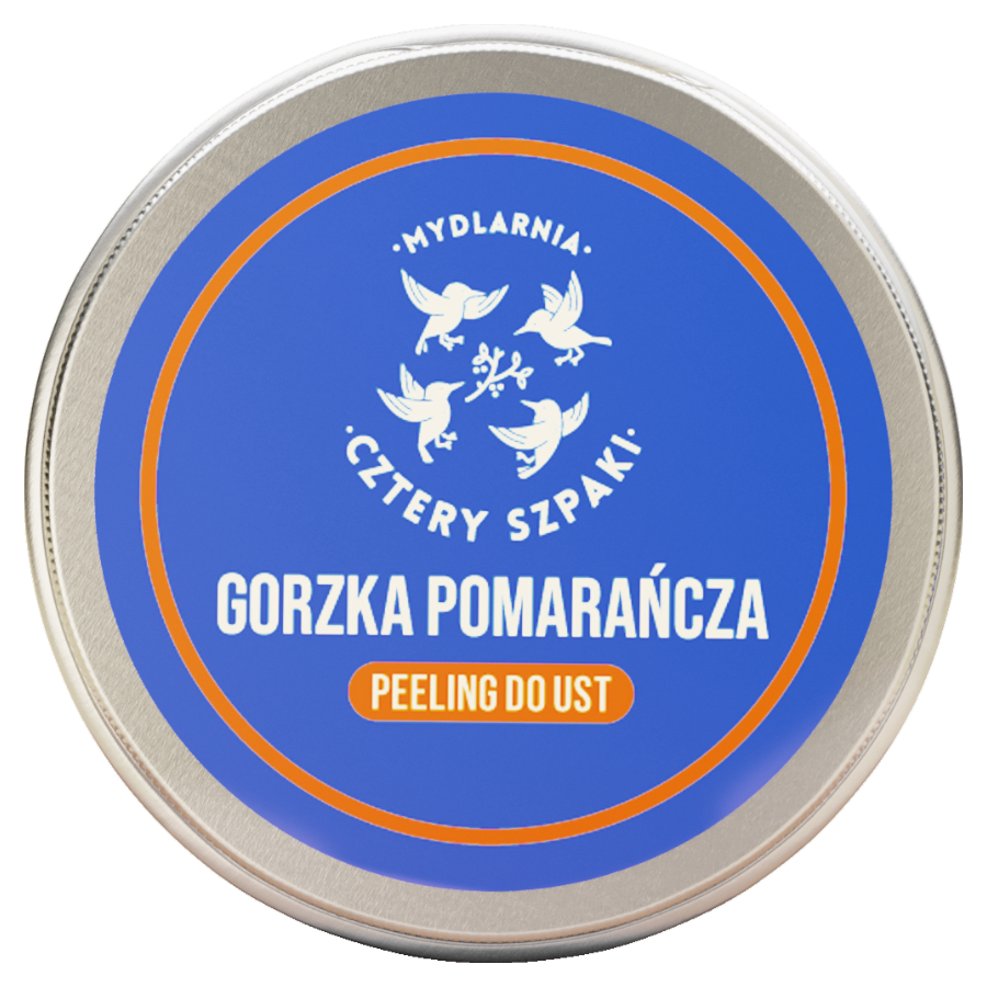 Gorzka Pomarańcza – peeling do ust | 4 Szpaki