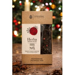 Herba Zimowa Koliba – czarna herbata rozgrzewająca | 100 g | Tatrzańska Spiżarnia