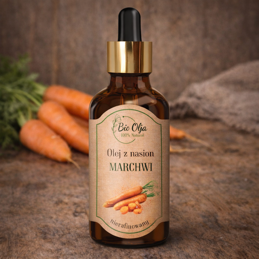 Olej z nasion marchwi nierafinowany – cera dojrzała | BioOlja