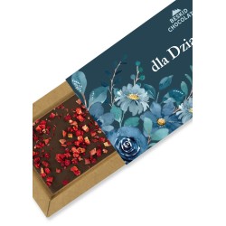 Czekolada mleczna z truskawkami dla dziadka | Beskid Chocolate