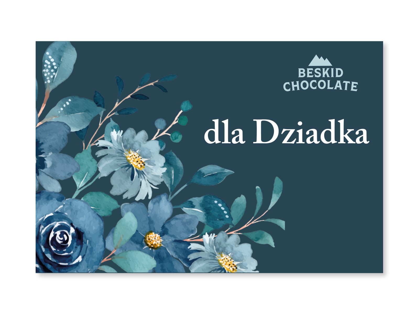 Czekolada mleczna z truskawkami dla dziadka | Beskid Chocolate