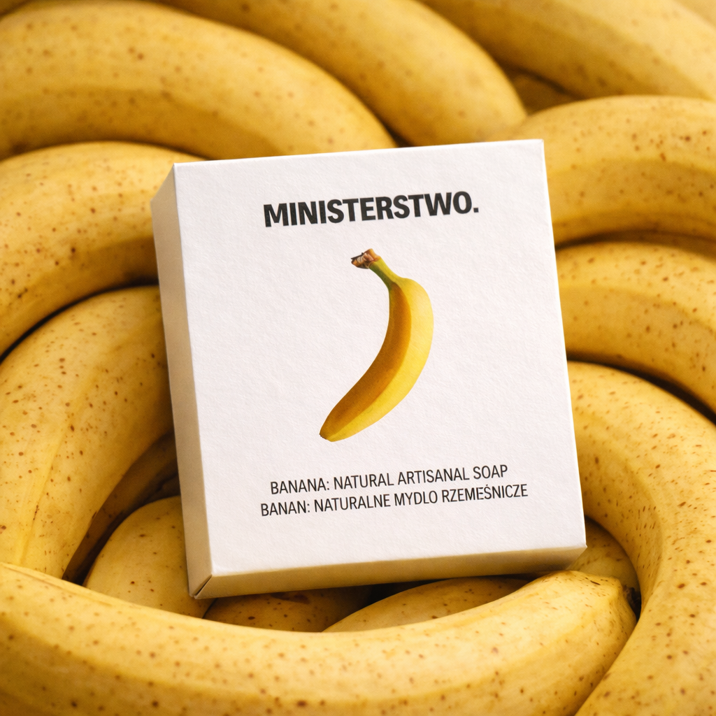 Mydło bananowe łagodne do skóry wrażliwej – Ministerstwo Dobrego Mydła