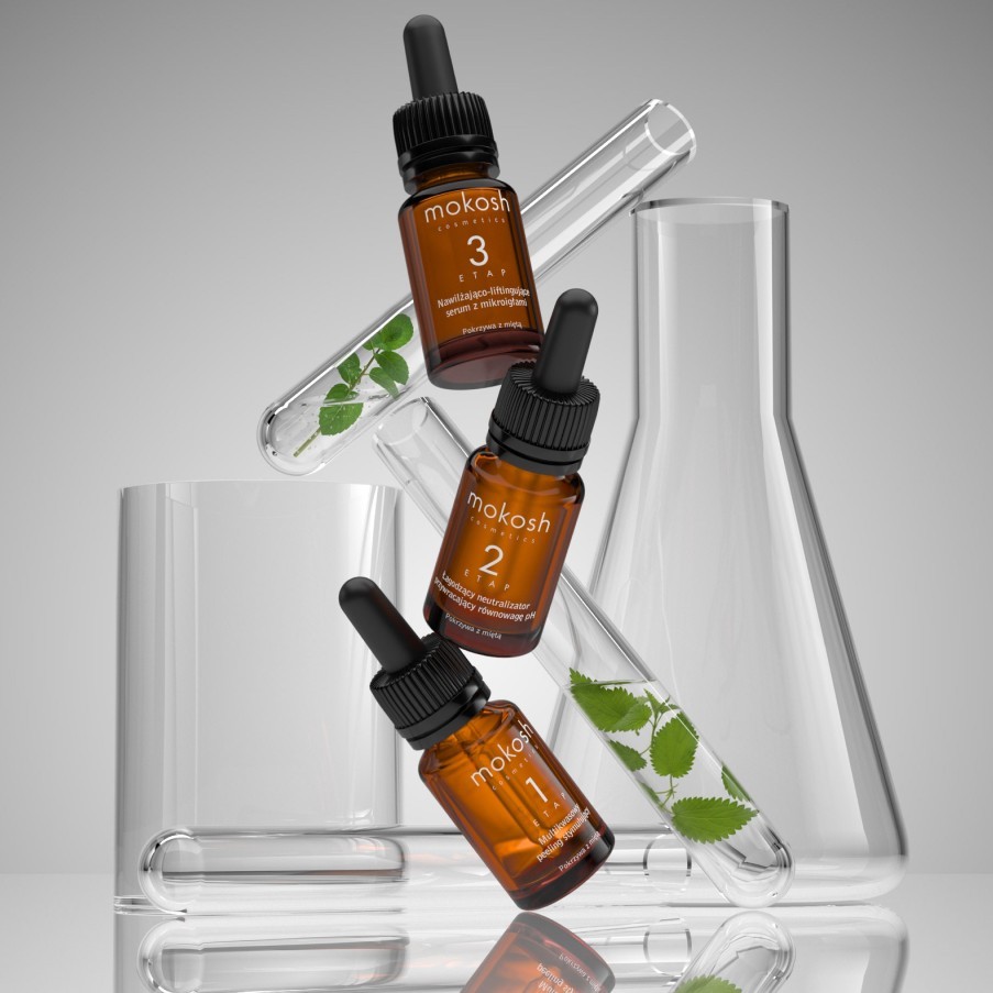 Trzyetapowy zabieg stymulujący odnowę skóry Mokosh