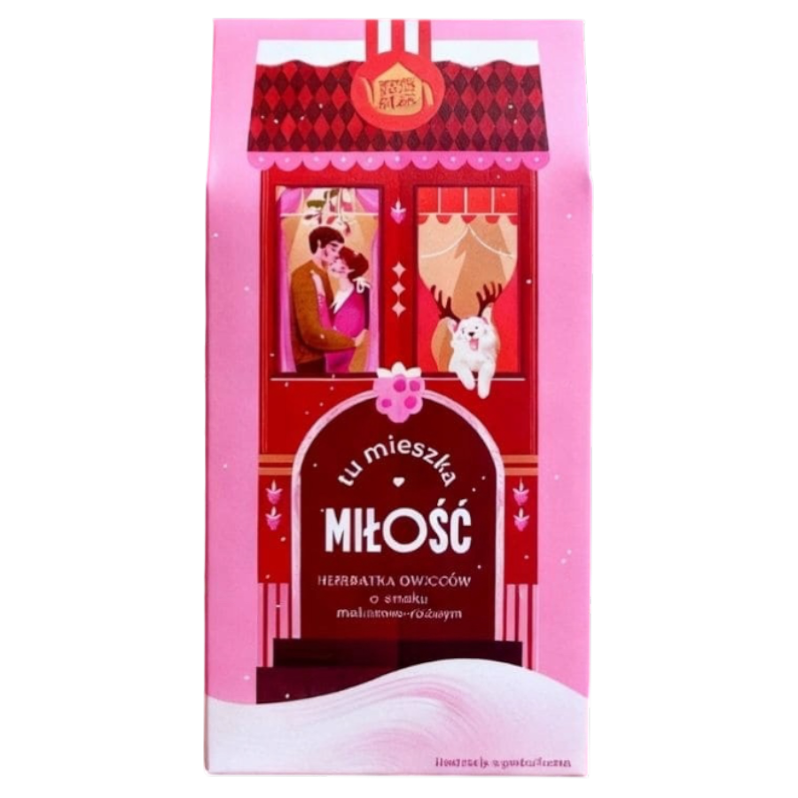 Tu mieszka Miłość – herbatka owocowa malinowo-różana | Brown House & Tea