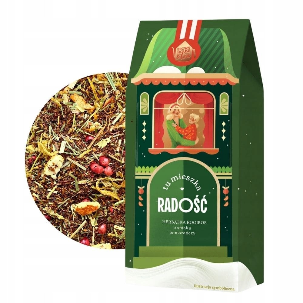 Tu mieszka Radość – herbatka rooibos o smaku pomarańczy | Brown House & Tea