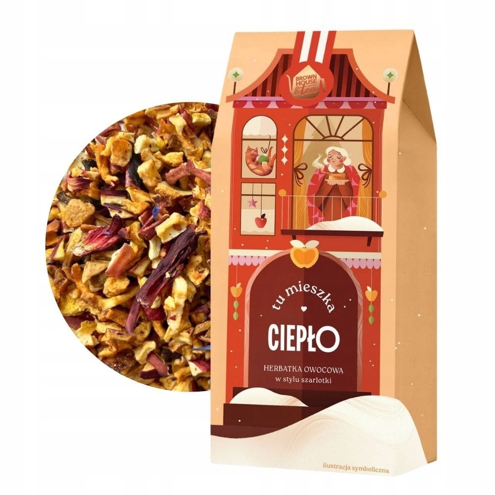 Tu mieszka CIEPŁO – herbatka owocowa w stylu szarlotki | Brown House & Tea