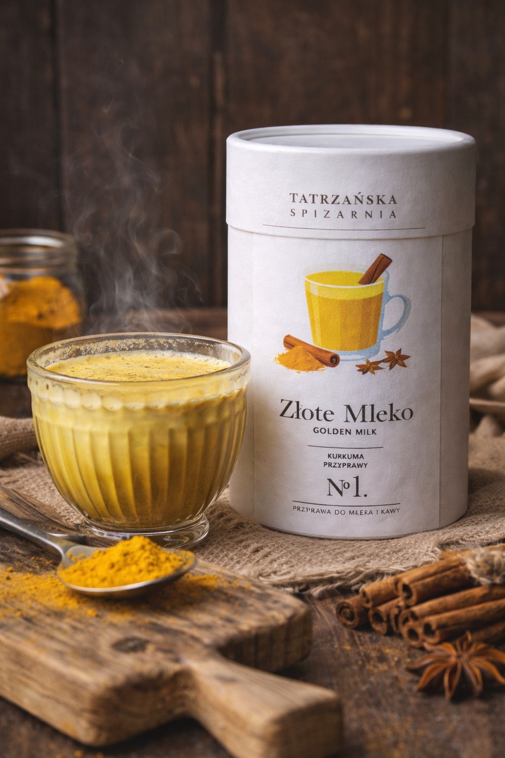 Golden Milk – złote mleko z przypraw | 200 g | Tatrzańska Spiżarnia