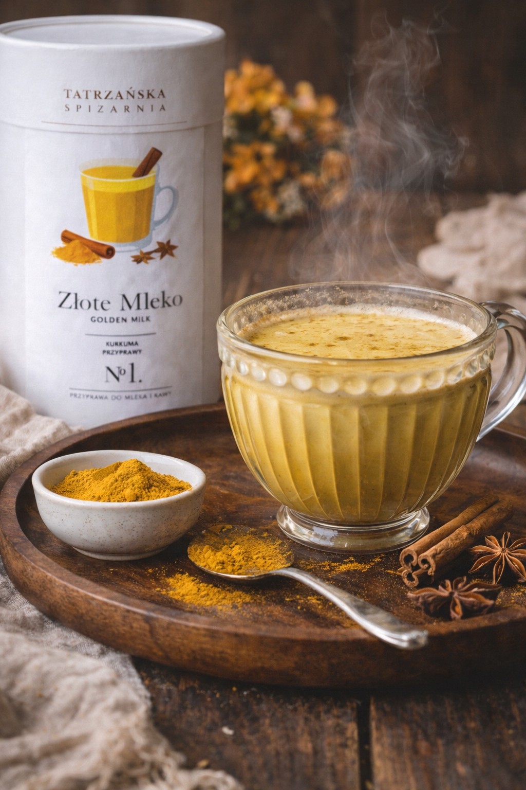 Golden Milk – złote mleko z przypraw | 200 g | Tatrzańska Spiżarnia