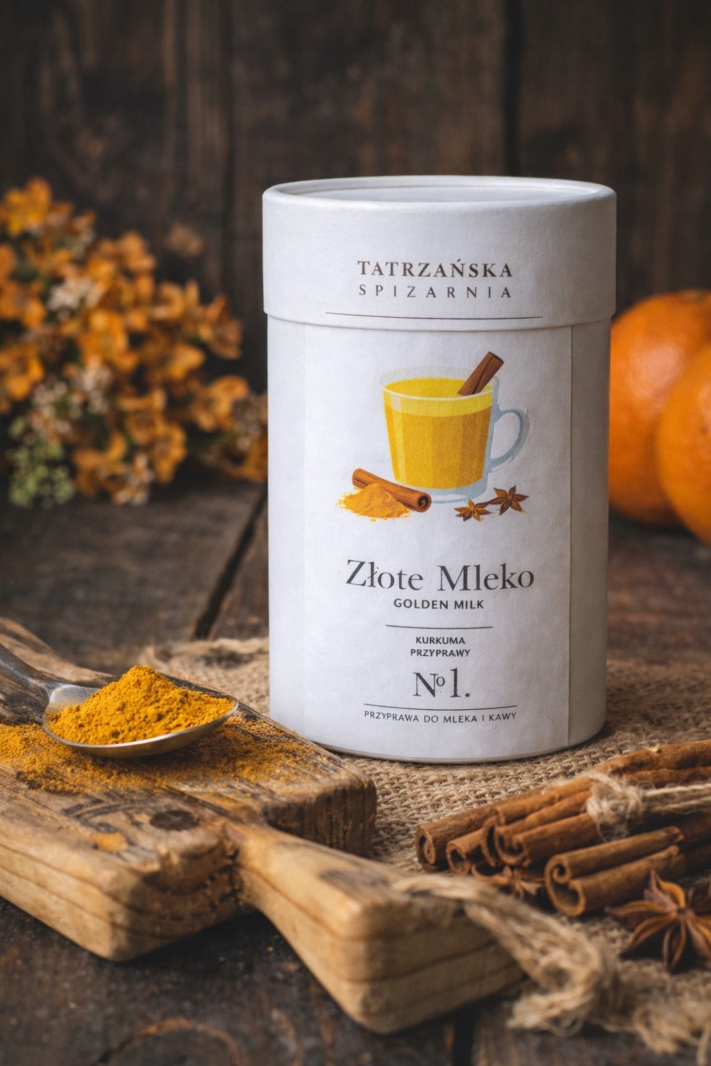 Golden Milk – złote mleko z przypraw | 200 g | Tatrzańska Spiżarnia